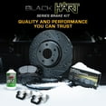 thumbnail image 7 of Hart Brakes Rear Brakes and Rotors Kit |Rear Brake Pads| Brake Rotors and Pads| Semi Metallic Brake Pads and Rotors| Hardware Kit - BHC1.80074.43, 7 of 7