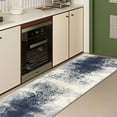 thumbnail image 3 of 2x6 FT Kitchen Runner Rugs Non Skid Washable, Faux Wool Rug Runners for Hallways Bathroom Carpet Runner, Soft Indoor Modern Floor Rug for Entryway Laundry Room, 3 of 11