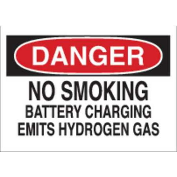 BRADY 69399 Danger No Smoking Sign,10 x 14In,ENG G9457366