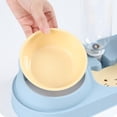 thumbnail image 6 of Pet Feeder Waterer Drinking Fountain Pet Feeding Station 500ml Water Bottle Food Container Non Slip Detachable Cat Bowls Blue, 6 of 10