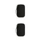 thumbnail image 4 of Cateissary Bolsa de almacenamiento para auriculares Camping Pesca Estuche de transporte de red interior portátil Auricular Cierre de cremallera Negro 2piezas, 4 of 6