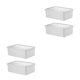 thumbnail image 3 of Ounissouiy Contenedores de almacenamiento que ahorran espacio para una cocina limpia y ordenada Contenedores de almacenamiento de alimentos con Type2 NO2, 3 of 6
