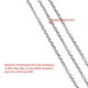 thumbnail image 2 of Cadena Injueey Curb de Acero Inoxidable 10 metros Plateado, 2 of 6