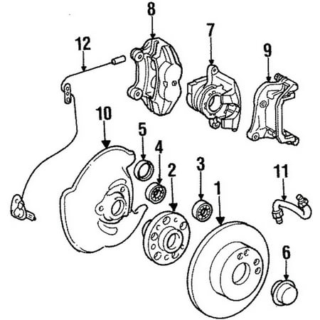 Genuine OE Mercedes-Benz Speed Sensor - 124-540-17-17