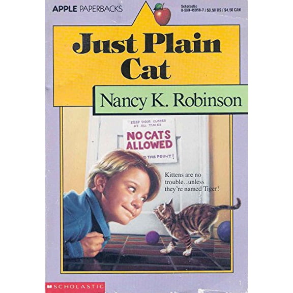 Pre-Owned Just Plain Cat, 9780590458504, 0590458507, Paperback,