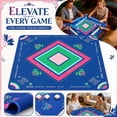 thumbnail image 5 of Mahjong Mat with Game Rules 31.5x31.5 Inch Non-Slip Surface, Practical Mah Jongg Mat for Family Games & Mahjong Gifts, 5 of 10