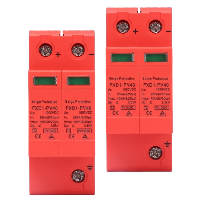 Circuit Breaker,2Pcs Surge Protective Devices Voltage Surge Arrester Device Surge Protective Devices Versatile Functionality