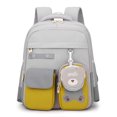 thumbnail image 1 of Ediodpoh Large Capacity Lightweight Backpack For Students Kids Comfortable Durable School Bookbag With Cartoon Design Grey, 1 of 2