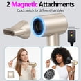 thumbnail image 3 of OAKSKY Hair Dryer with Diffuser,160,000 RPM Professional High Speed Blow Dryer,500M Negative Ionic Fast Drying Low Noise for Women Curly or Straight Hair, 3 of 9