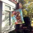 thumbnail image 2 of Carolines Treasures CK3243CHF Happy Birthday Brown Cockapoo Flag Canvas House Size, 2 of 4