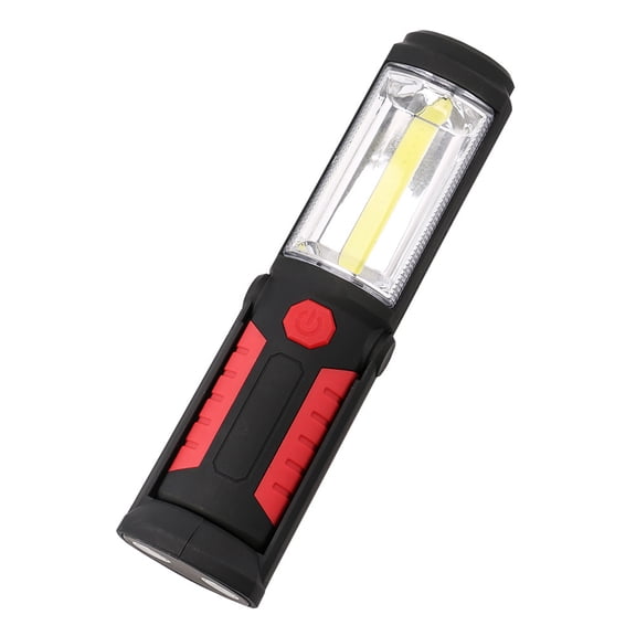 Portable Folding LED Work Light, Hiking Household Tool for Camping Emergency Light(red, Battery not included)
