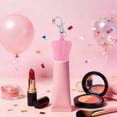 thumbnail image 5 of Unique Bargains 1 Pc Crown Lip Gloss Keychain Cap Pink Silicone, 5 of 5