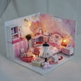 thumbnail image 4 of Casa de en miniatura hecha , kit de , habitación creativa para adultos, niñas, , regalos de cumpleaños, 4 of 9