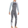 thumbnail image 4 of Soidarity Traje de buceo de buena elasticidad, traje de baño de una pieza de manga larga, traje de neopreno de estructura compuesta de tres capas para Deportes acuáticos Gris SG Soidarity OD020704-05, 4 of 6