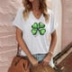 thumbnail image 2 of Tops Cortos para las Mujeres San Pablo's Día Impreso Cuello en V Envuelto Casual Top, Ligero para Todas las Estaciones Hogar Y Uso Diario, 2 of 8