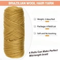 thumbnail image 3 of 2/4/8 Rolls Brazilian Wool Hair for Braiding Acrylic Hand Knitting Wool Yarn for Soft Locs Crochet Hair Jumbo Braids Twist Braiding Hair Extensions, 3 of 6