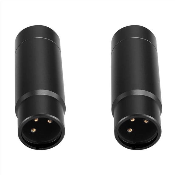 2X Phantom Power Adapter Microphone System Audio Mixer for Condenser Mic 48V XLR Mic Adapter 3.5mm Black,2 x Phantom Power Adapter,Black