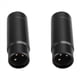 thumbnail image 1 of 2X Adaptador de Alimentación Fantasma para de Micrófono, Mezclador de Audio para Micrófono de Condensador, Adaptador de Micrófono XLR de 48 V, 3,5 mm, Color Negro, 1 of 5