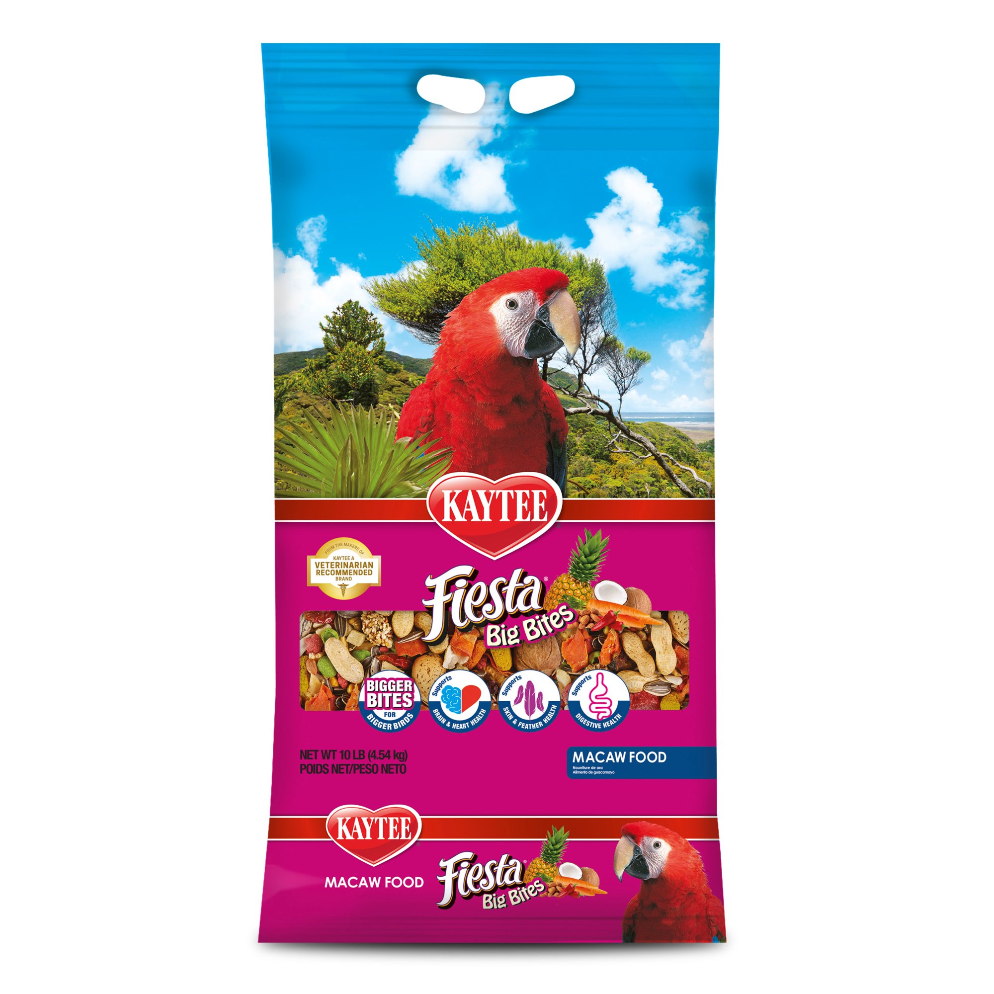 Kaytee Fiesta Big Bites Macaw Food 10 pounds