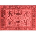 thumbnail image 1 of Ahgly Company Indoor Rectangle Oriental Red Industrial Area Rugs, 8' x 12', 1 of 4