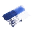 thumbnail image 3 of 1 Yard Mesh Embroidered Lace Sewing Floral Tulle Ribbon Appliques For Wedding Dress Clothes Decoration Blue, 3 of 5
