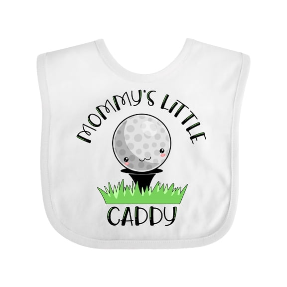 Inktastic Mommy's Little Caddy Cute Golf Ball Boys or Girls Baby Bib