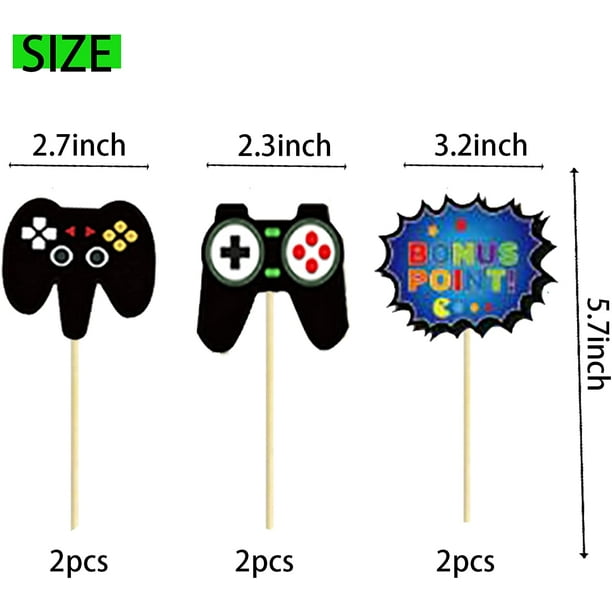 Kit Déco Anniversaire Jeu Vidéo – 96 Pièces, Bannière 72x43, Neuf