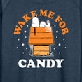 thumbnail image 3 of Peanuts - Wake Me For Candy - Women's Lightweight French Terry Long Sleeve Shirt, 3 of 6