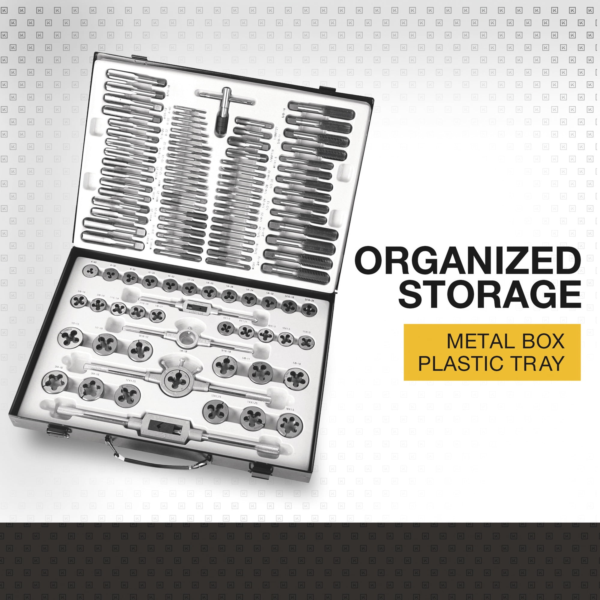 Klutch Tap and Die Set, 110-Pc.