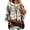 Beige, variant on FGVCTG Halloween Sweatshirts for Women Drawstring 3/4 Sleeve Halloween Hoodie Ghost Graphic Spooky Oversized Pullover Hoodies Beige M