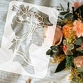 thumbnail image 3 of Silhouette Women Stencil 11.7x8.3 inch Beauty Lady Stencil Plastic Girl Wear Flowers Hat Pattern Stencils Reusable DIY Art and Craft Women Face Stencils for Home Wall Painting Decor, 3 of 9