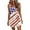 Beige, variant on Women Beach Dress Fashion Stripe Sleeveless Backless Camisole Beach Mini Elegant Beautiful Casual Women's Dress