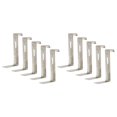 thumbnail image 1 of Tile Positioning Clips Metal Clips Slip-Resistant For Tile Installation 10Pcs, 1 of 5