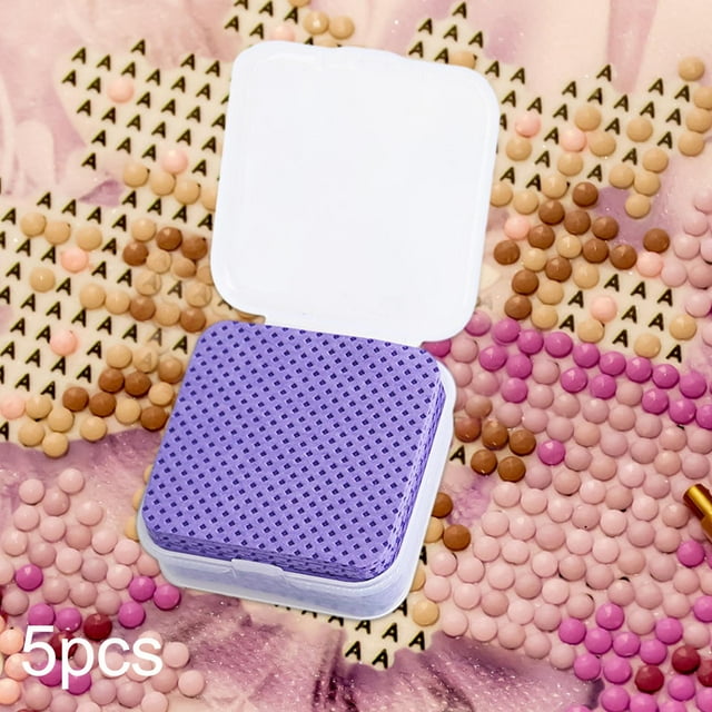 250 Piezas De Removedor De Pegamento Para Pintura De Diamantes, Paño De Limpieza Desechable, Color Morado Púrpura Yinane toallitas de pegamento para uñas