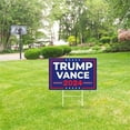 Trump Vance 2024 Yard Signs DoubleSided,Waterproof,UV Resistant,12x18
