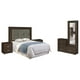 thumbnail image 1 of Recamara Matrimonial Kessa Muebles Victoria 5 Piezas Chocolate, 1 of 5