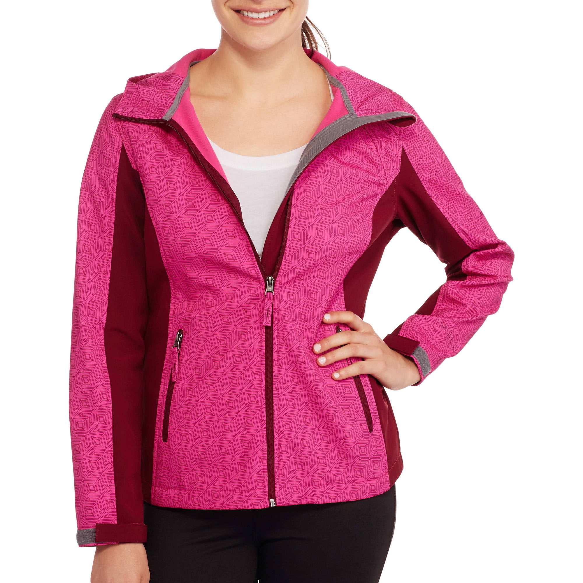Women's Colorblock Soft Shell Jacket - Walmart.com