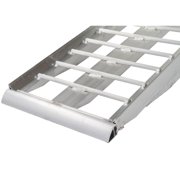 Low-Profile Aluminum Vehicle Service Stands with Removable Ramps