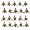thumbnail image 3 of Joyería BLESIY 20 piezas para colgante triángulo cabujón bronce, 3 of 8