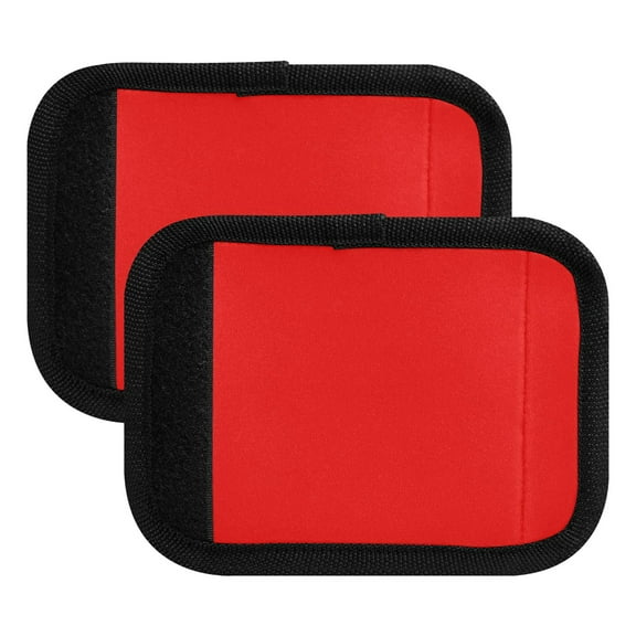 Luggage Handle Wrap for Suitcase 2 Pack Luggage Tag Identifiers for Travel Accessories Red