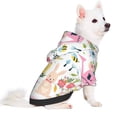 thumbnail image 3 of Bingfone Spring Flowers Birds Dog Clothes Hoodie, Pet Winter Coat,Puppy Sweatshirts For Small Dogs Boy Girl,Suitable For All Breeds-Xx-Large, 3 of 9