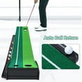 thumbnail image 2 of Fisca Putting Green Mat 9.9FT Golf Training Putting Mat with Auto Ball Return for Indoor/Outdoor, 2 of 5