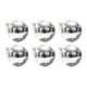 thumbnail image 1 of 8cm 6Pcs Light Christmas Ball Christmas Tree Decorative,Silver, 1 of 5