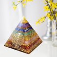 thumbnail image 4 of 1pcs Crystal Obsidian Ornament Ornament para Adultos de Mujeres de Yoga - Estilo c Sunnimix Pirámide de cristal, 4 of 8