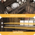 thumbnail image 5 of DWVO Pantry Cabinet with Shelves and Doors, Kitchen Storage Cabinet with Drawer, Dark Oak, 5 of 11