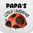 thumbnail image 4 of Inktastic Papa's Little Ladybug Boys or Girls Baby Bib, 4 of 4