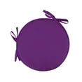thumbnail image 1 of SUNSIOM Tie-on Round Chair Seat Pad, Solid Color Soft Chairs Cushion, 1 of 5