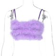 thumbnail image 2 of Porte-jarretelles en Peluche Enveloppant la Poitrine Veste Top Femme, 2 of 4