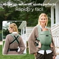 thumbnail image 4 of Momcozy Cangurera Ergonómico, Portabebés De Algodón Y Lino Natural, Mochila Para Bebé BC001, 4 of 7