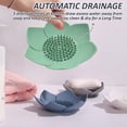 thumbnail image 4 of 2-piece pack flexible non-slip floral shape design self-draining soap holder, 4 of 6